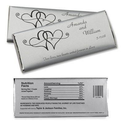 Free candy bar wrapper template for wedding