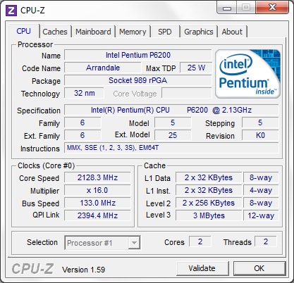 Intel P6200 Drivers